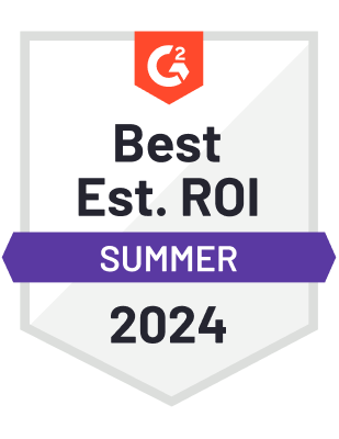 G2 Best roi 2024